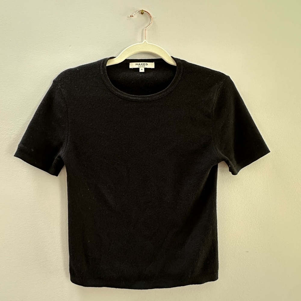 NakedCashmere Black Knit Top